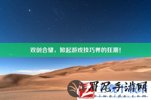 双剑合璧-掀起游戏技巧界的狂潮！
