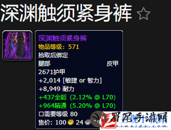 魔兽世界惊魂聚合体掉落什么