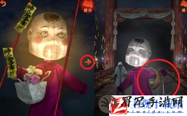 纸嫁衣7桥边纸人灯笼颜色怎么调