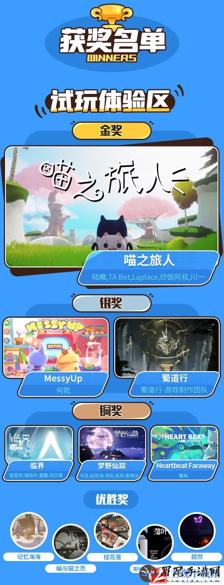 “人人都是游戏创作家”游戏创作大赛**收官！