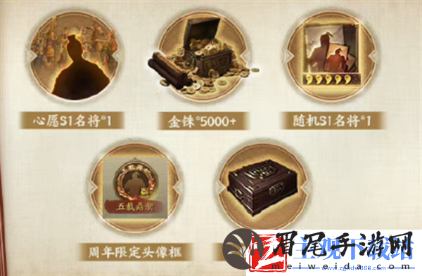 三国志战略版五周年福利有哪些