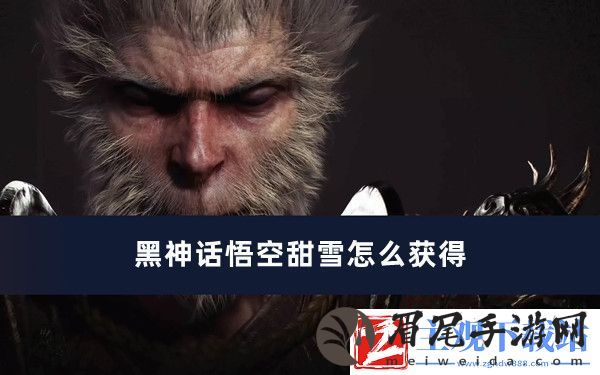 黑神话悟空甜雪怎么获得