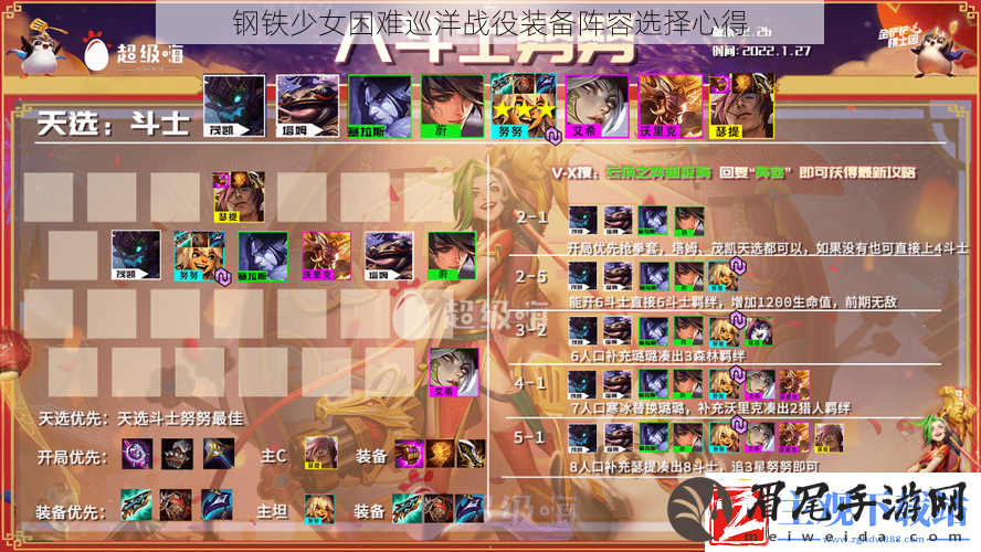 钢铁少女困难巡洋战役装备阵容选择心得