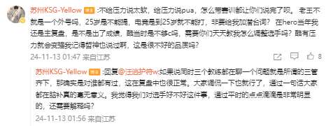 KSG赛训负责人回应年总失利