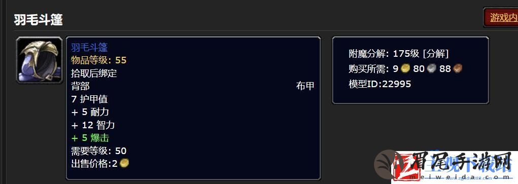 魔兽世界术士幻化传承搭配什么披风