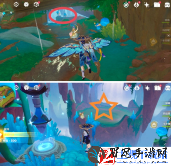 原神贪食匿叶龙山王锚点怎么开