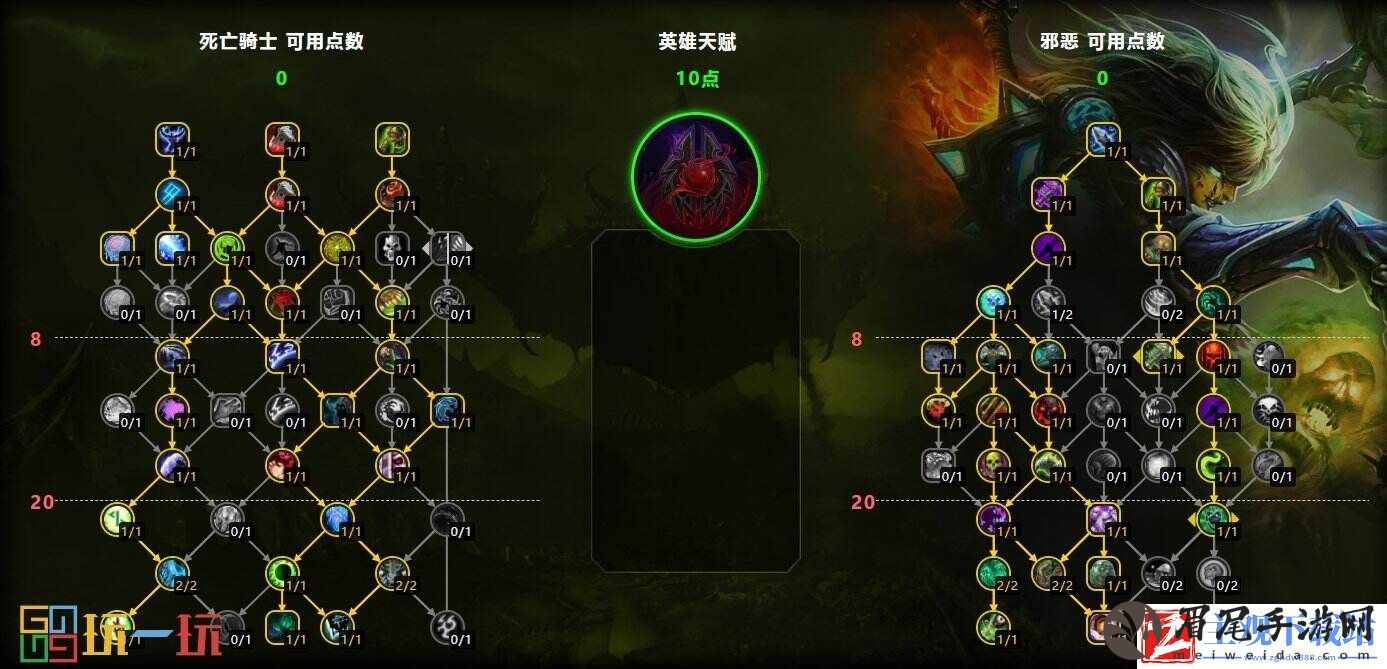 魔兽世界11.0前夕邪DK天赋