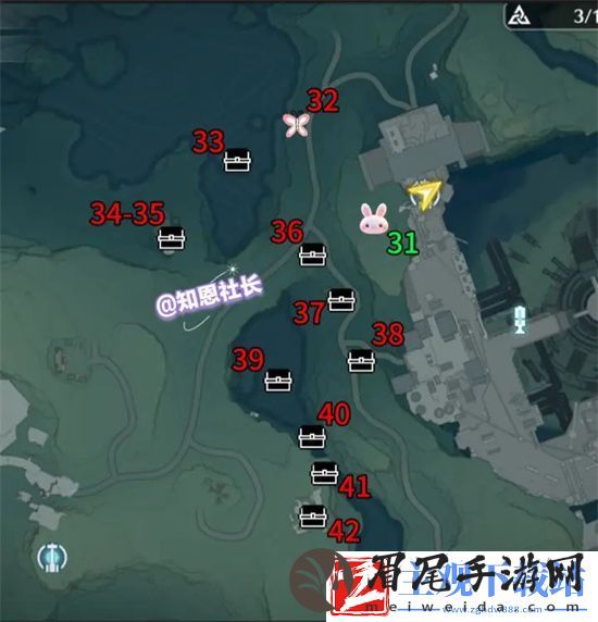 鸣潮虎口山脉地图探索路线