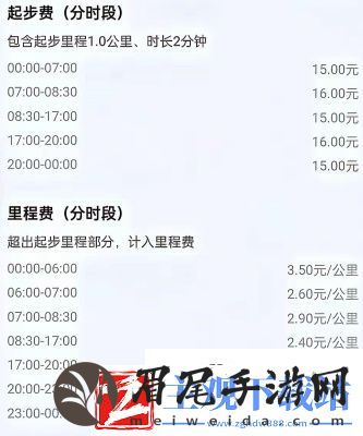 萝卜快跑收费标准