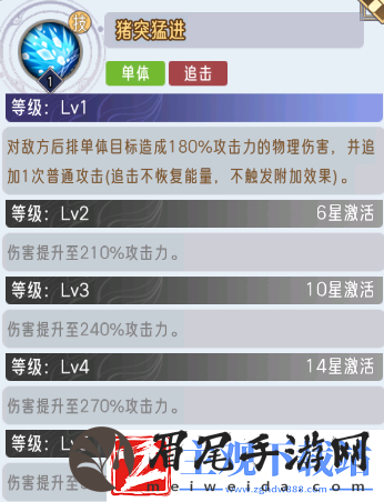 逍遥九重天猪八戒技能图鉴