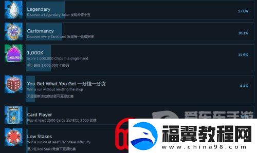 Balatro小丑牌游戏成就