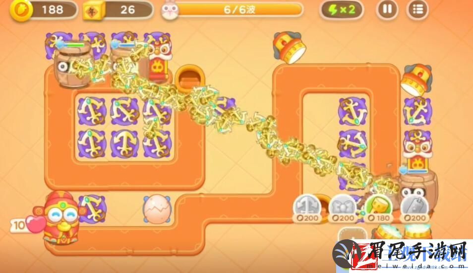 保卫萝卜4新春大集第一关怎么通关