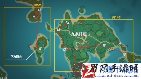 原神4.3海乱鬼讨伐路线一览