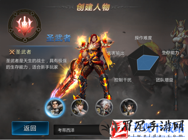 万王之神四大霸气角色详解