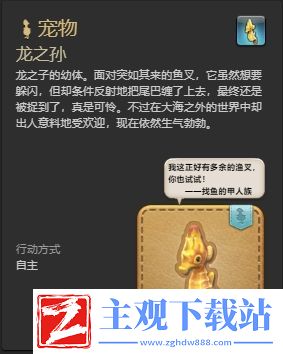 ff14龙之孙宠物怎么获得