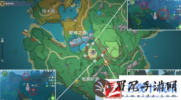 原神4.5血斛收集路线图一览