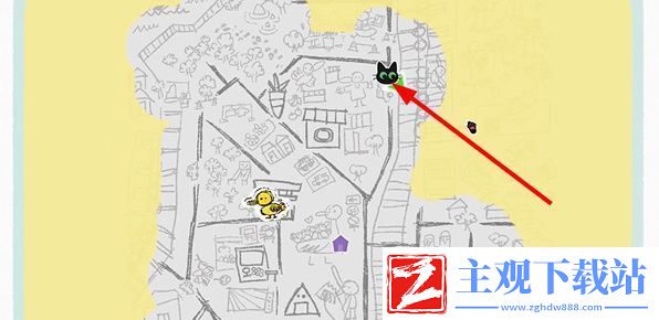 小猫咪大城市遇到一只鸟儿成就达成