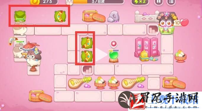 保卫萝卜4秋妃传第67关攻略秋妃传第67关无伤通关图文攻略