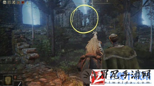 艾尔登法环月之民废墟隐藏门在哪