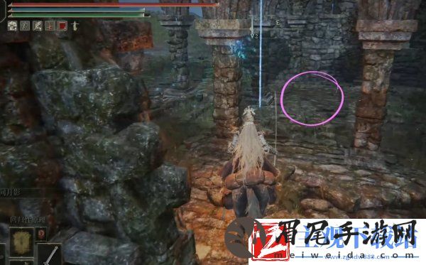 艾尔登法环月之民废墟隐藏门在哪