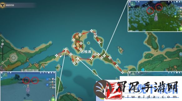 原神4.5血斛收集路线图一览
