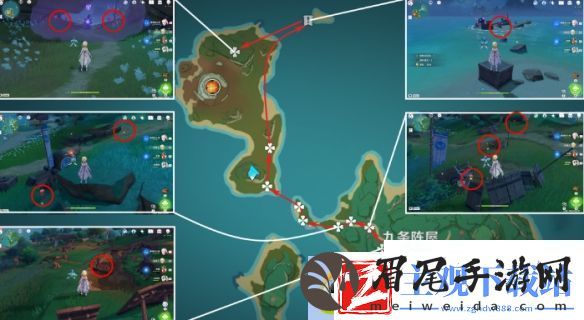原神4.5血斛收集路线图一览