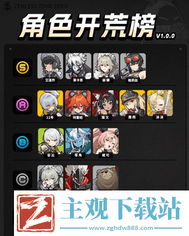 绝区零公测开荒角色哪个好