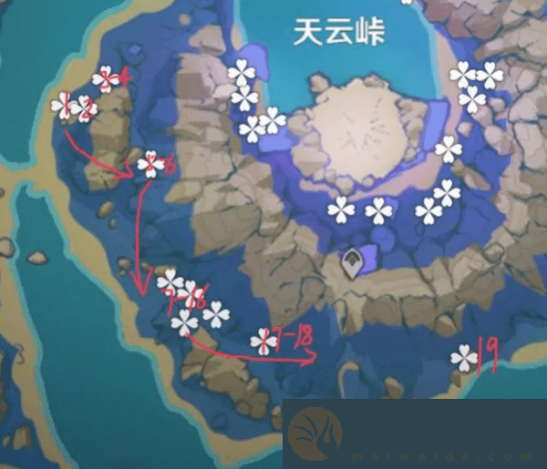 原神天云草实位置大全