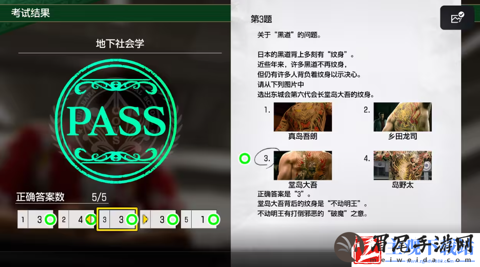 如龙8考试答案一览