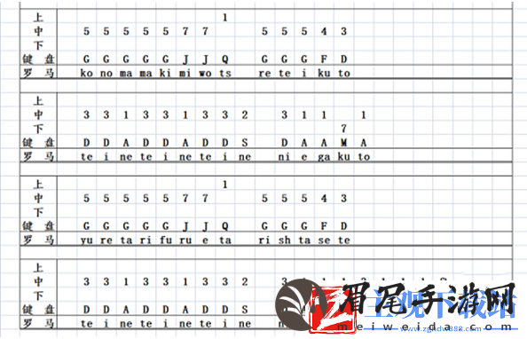原神风物之琴新宝岛琴谱一览