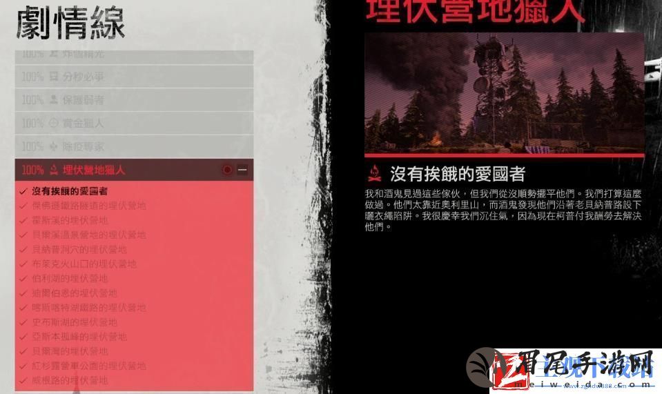 往日不再伐木场6个感染区在哪里