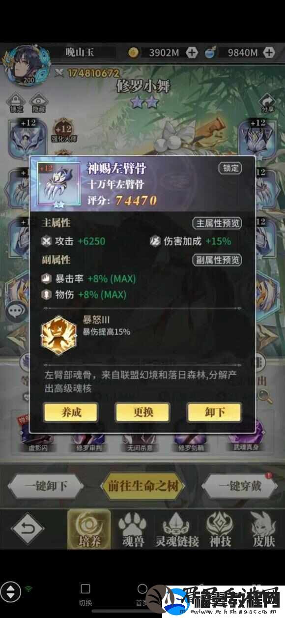 斗罗大陆武魂觉醒修罗小舞魂骨怎么搭配