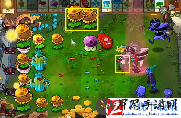 植物大战僵尸杂交版冒险48关怎么过