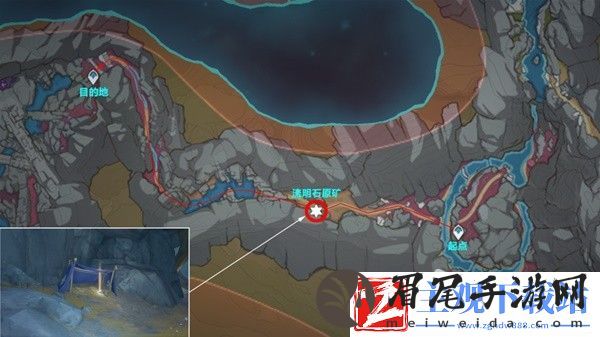 原神4.1层岩巨渊深游记灵石何故坠此间任务攻略