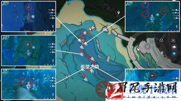 原神苍晶螺收集线路一览
