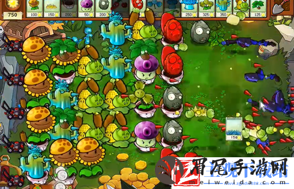 植物大战僵尸杂交版冒险48关怎么过
