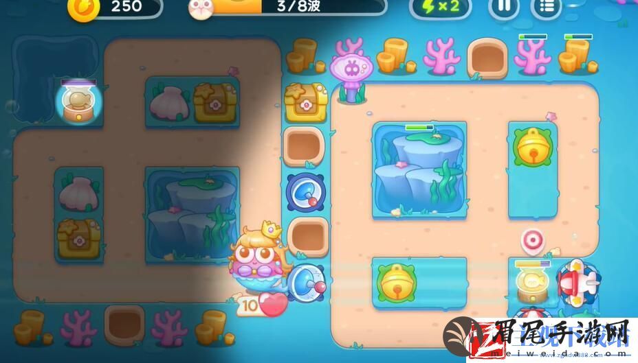 保卫萝卜4海的闺女58关攻略