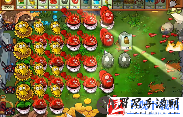 植物大战僵尸杂交版冒险51关怎么过