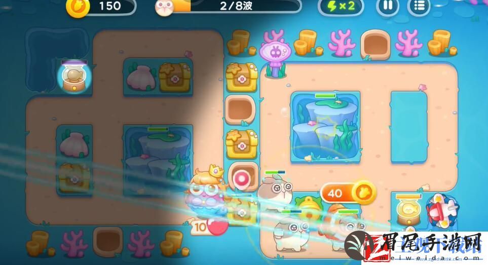保卫萝卜4海的闺女58关攻略