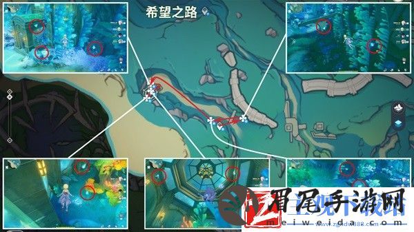 原神苍晶螺收集线路一览