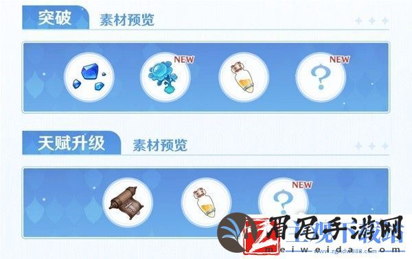原神芙宁娜培养材料介绍