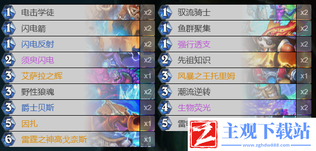 炉石传说决战荒芜之地过载萨卡组强不强