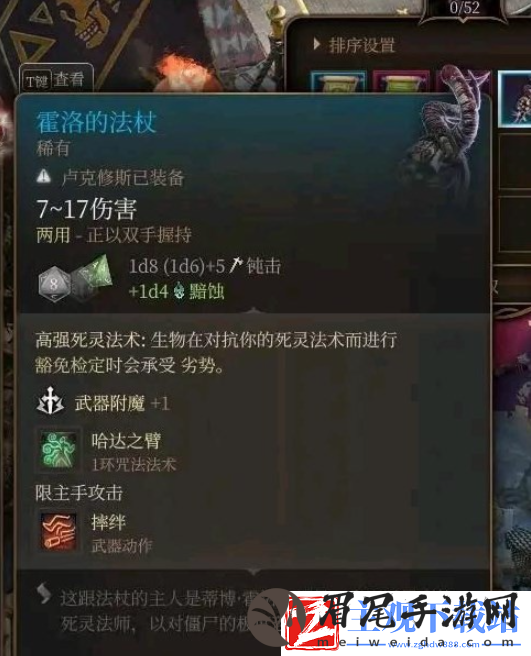 博德之门3霍洛的法杖获取方法介绍