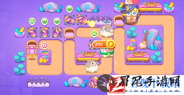 保卫萝卜4阿波与魔法宝藏第118关通关攻略