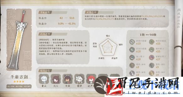 原神娜维娅四星武器该怎么搭配
