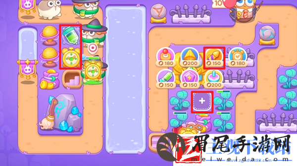 保卫萝卜4阿波与魔法宝藏第112关过关攻略