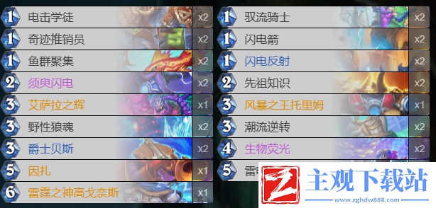 炉石传说决战荒芜之地过载萨卡组强不强