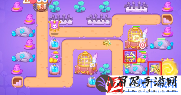 保卫萝卜4阿波与魔法宝藏第111关过关攻略