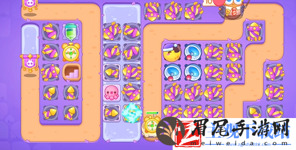 保卫萝卜4阿波与魔法宝藏第112关过关攻略