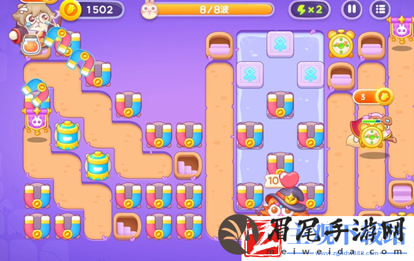保卫萝卜4阿波与魔法宝藏第99关通关攻略